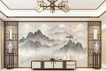宁夏森佰汇航空纤维（山水画系列）
