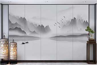宁夏森佰汇航空纤维（山水画系列）